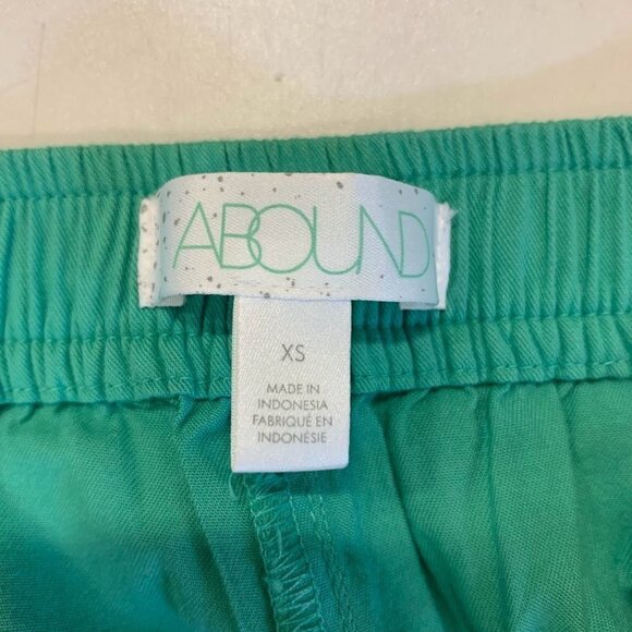 Abound Women's Elastic Waist Pull-On Cargo Jogger Pants Green Marine Size XS NWT - Picture 8 of 14